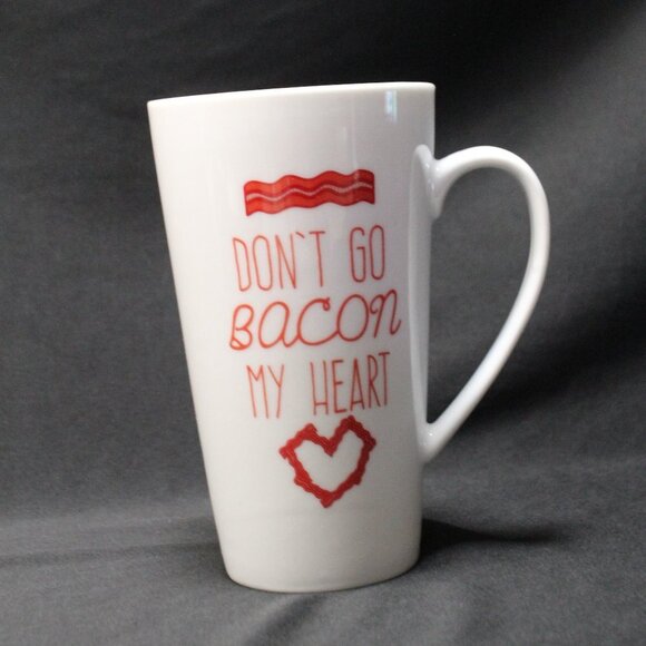 Don't Go Bacon My Heart Coffee Tea Tall Novelty Mug - Picture 5 of 11